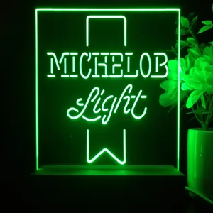 MIchelob Light Logo LED Desk Light