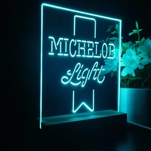 MIchelob Light Logo LED Desk Light