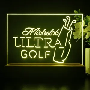 Michelob Ultra Golf Bag LED Desk Light