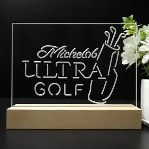 Michelob Ultra Golf Bag LED Desk Light
