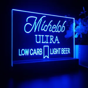 Michelob Ultra Low Carb Light Beer LED Desk Light