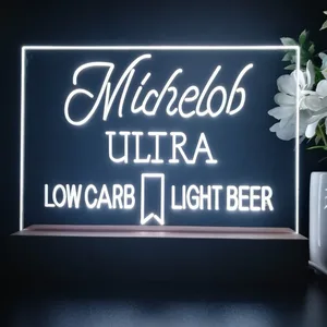 Michelob Ultra Low Carb Light Beer LED Desk Light