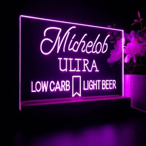 Michelob Ultra Low Carb Light Beer LED Desk Light