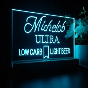 Michelob Ultra Low Carb Light Beer LED Desk Light