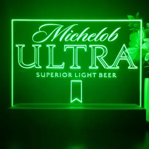Michelob Ultra Superior Light Beer LED Desk Light