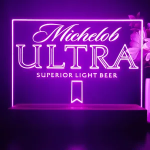 Michelob Ultra Superior Light Beer LED Desk Light