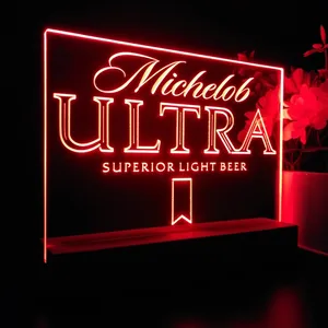 Michelob Ultra Superior Light Beer LED Desk Light