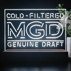 Miller Genuine Draft Banner 1 LED Desk Light