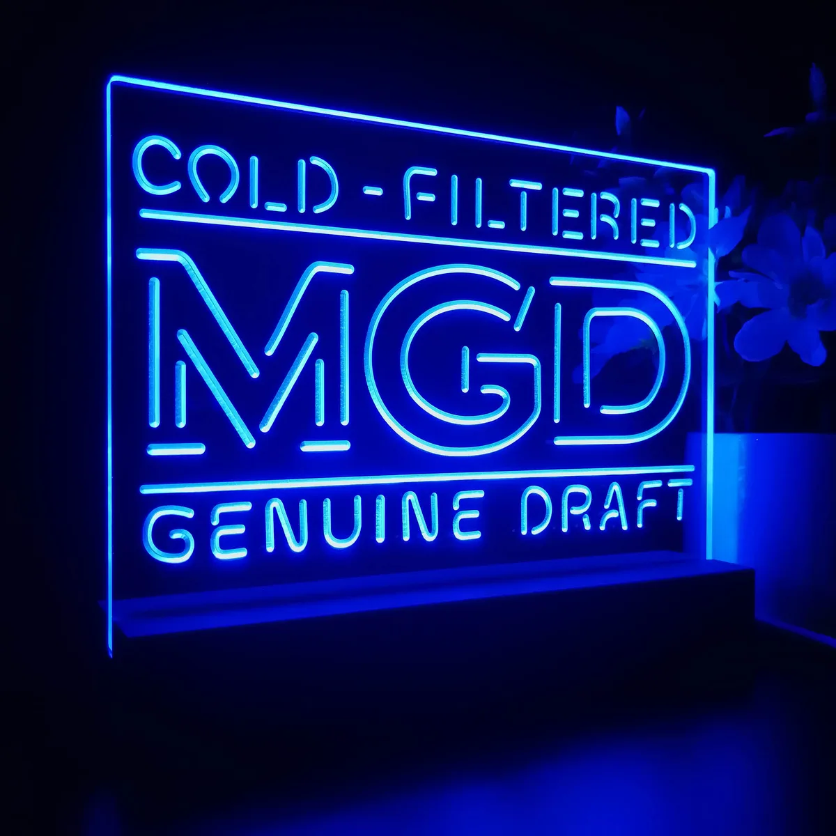 Miller Genuine Draft Banner 1 LED Desk Light