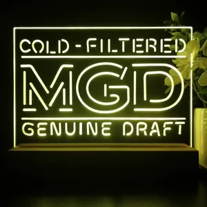 Miller Genuine Draft Banner 1 LED Desk Light