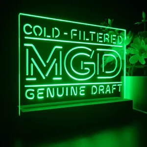 Miller Genuine Draft Banner 1 LED Desk Light
