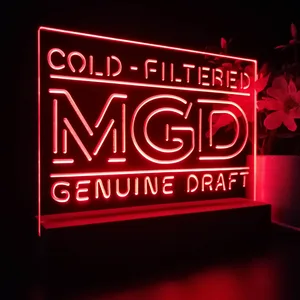 Miller Genuine Draft Banner 1 LED Desk Light