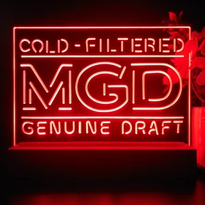 Miller Genuine Draft Banner 1 LED Desk Light