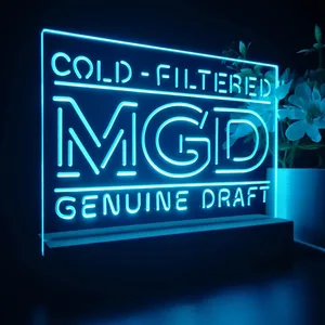 Miller Genuine Draft Banner 1 LED Desk Light