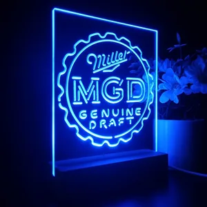Miller Genuine Draft Bottlecap LED Desk Light