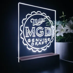 Miller Genuine Draft Bottlecap LED Desk Light