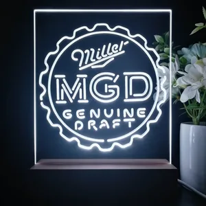 Miller Genuine Draft Bottlecap LED Desk Light