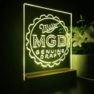 Miller Genuine Draft Bottlecap LED Desk Light