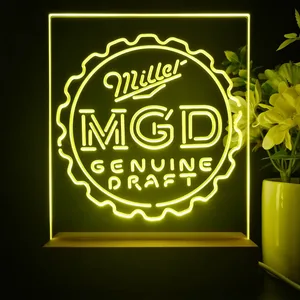 Miller Genuine Draft Bottlecap LED Desk Light