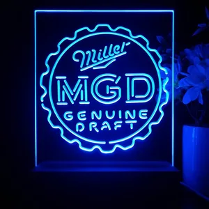 Miller Genuine Draft Bottlecap LED Desk Light