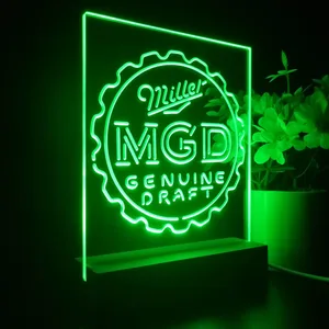 Miller Genuine Draft Bottlecap LED Desk Light