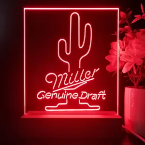 Miller Genuine Draft Cactus LED Desk Light