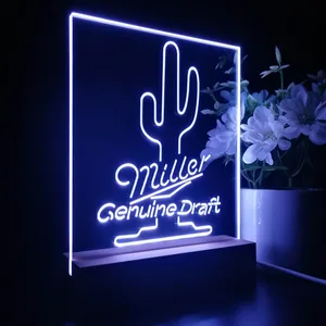 Miller Genuine Draft Cactus LED Desk Light