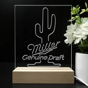 Miller Genuine Draft Cactus LED Desk Light