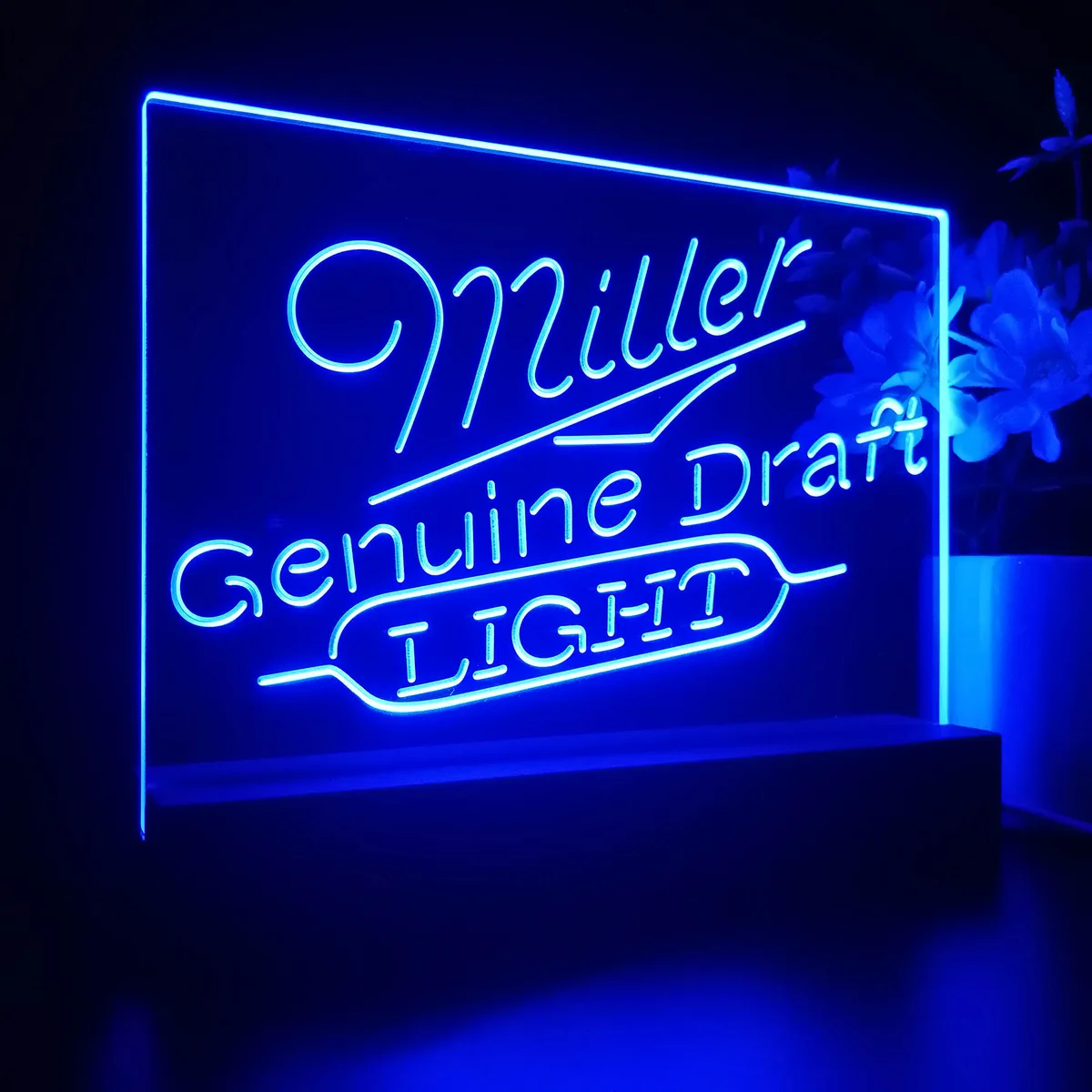 Miller Light Genuine Draft LED Desk Light