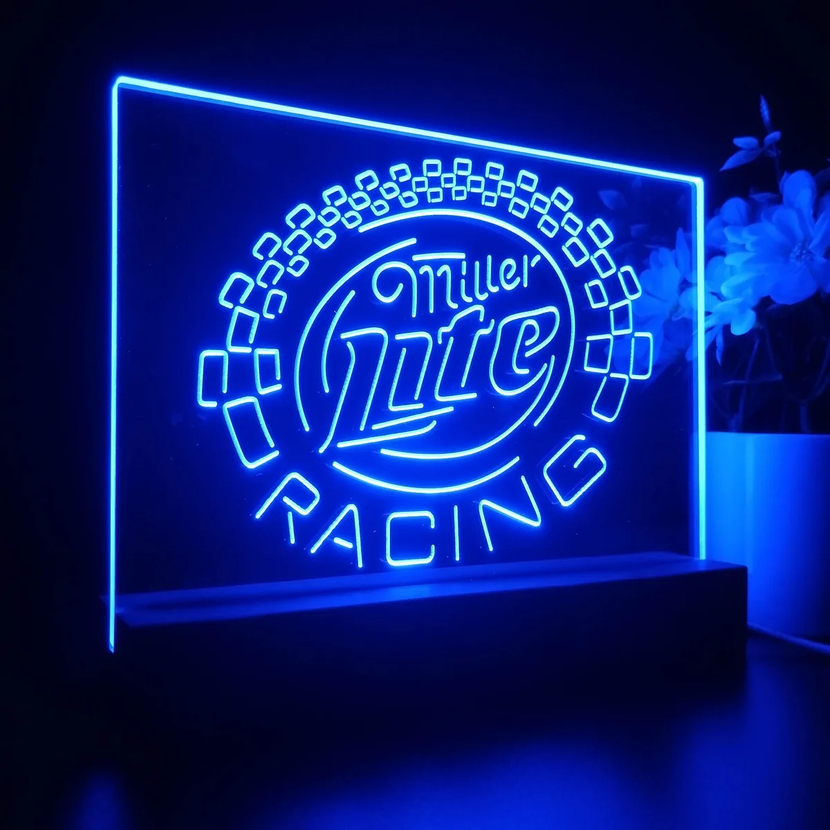 Miller Light Racing LED Desk Light