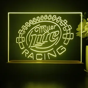 Miller Light Racing LED Desk Light