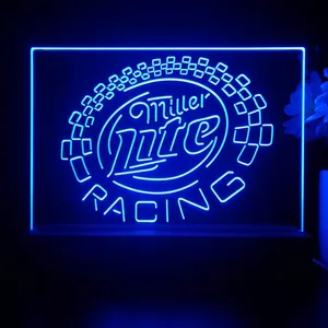 Miller Light Racing LED Desk Light