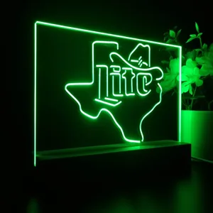 Miller Lite Cowboy LED Desk Light