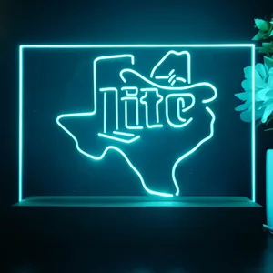 Miller Lite Cowboy LED Desk Light