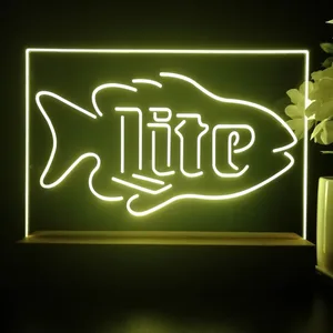 Miller Lite Fish LED Desk Light