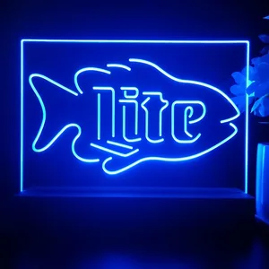 Miller Lite Fish LED Desk Light