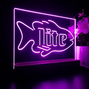 Miller Lite Fish LED Desk Light