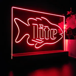 Miller Lite Fish LED Desk Light