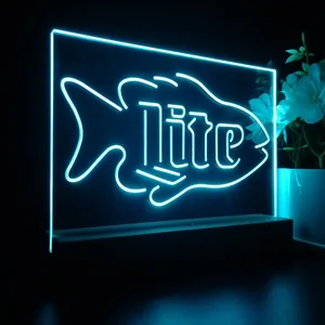 Miller Lite Fish LED Desk Light