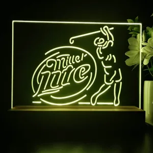 Miller Lite Golf LED Desk Light