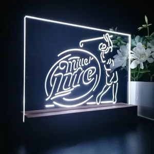 Miller Lite Golf LED Desk Light