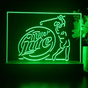 Miller Lite Golf LED Desk Light