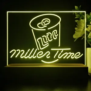 Miller Lite In Can LED Desk Light