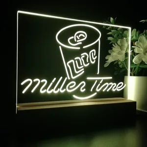 Miller Lite In Can LED Desk Light