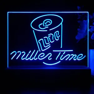 Miller Lite In Can LED Desk Light