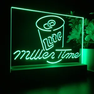 Miller Lite In Can LED Desk Light