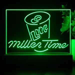 Miller Lite In Can LED Desk Light