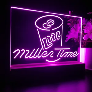 Miller Lite In Can LED Desk Light
