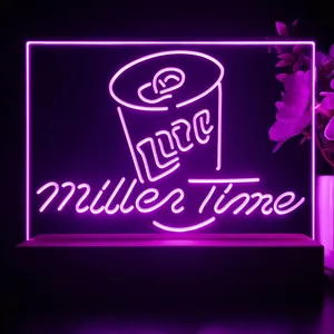 Miller Lite In Can LED Desk Light