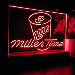 Miller Lite In Can LED Desk Light